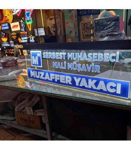 Gravür Işıklı Mali Müşavirlik Tabelası