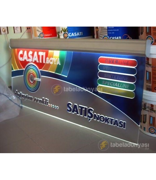 Casati Boya gravür tabela