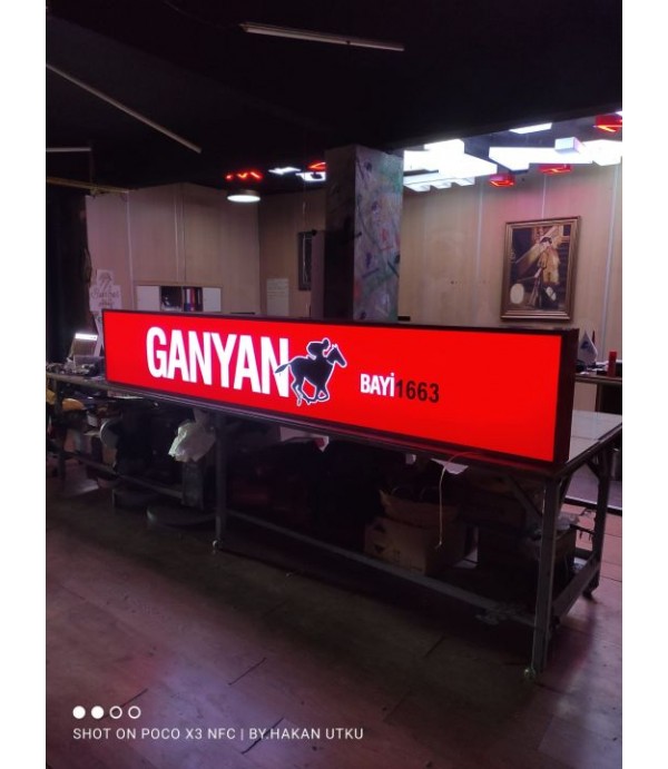 Ganyan Işıklı Tabela