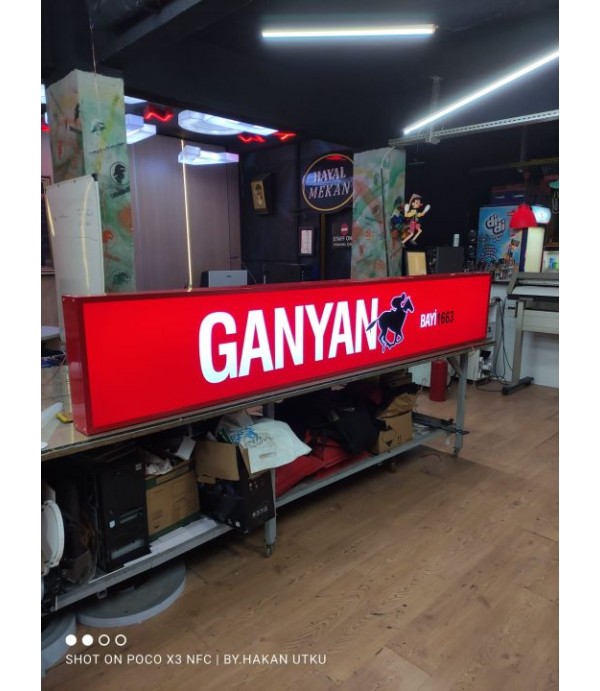Ganyan Işıklı Tabela