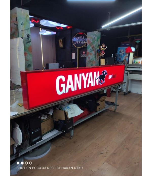 Ganyan Işıklı Tabela