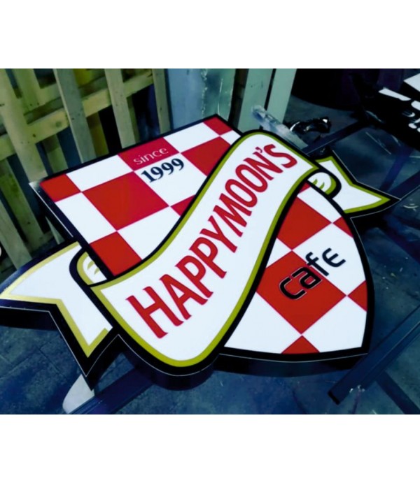 Happy Moon's İstmarina Işıklı Kutu Harf Tabela