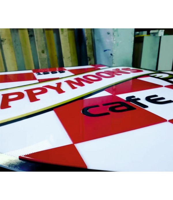 Happy Moon's İstmarina Işıklı Kutu Harf Tabela