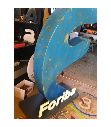 Foriba ahşap eskitme tabela