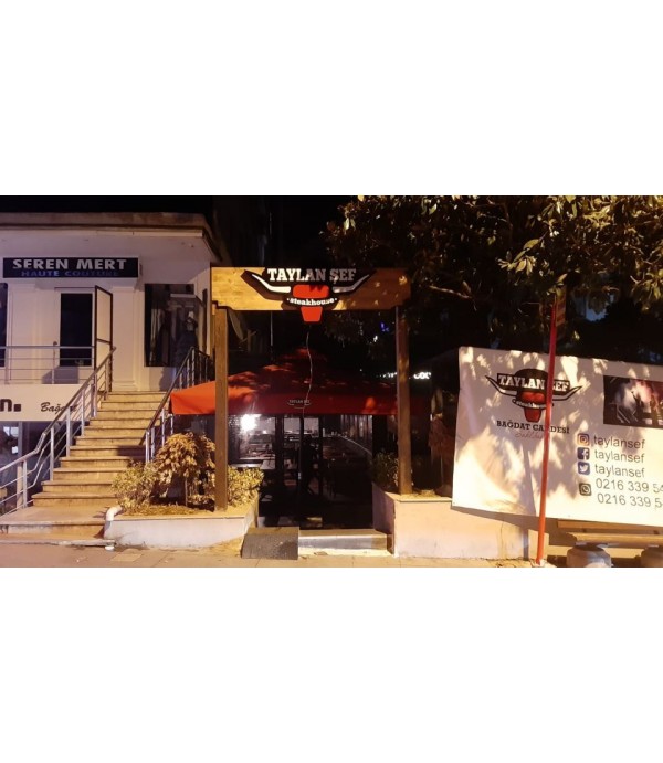 Suadiye Taylan Şef Ahşap Tak üzeri Işıklı Kutu Harf