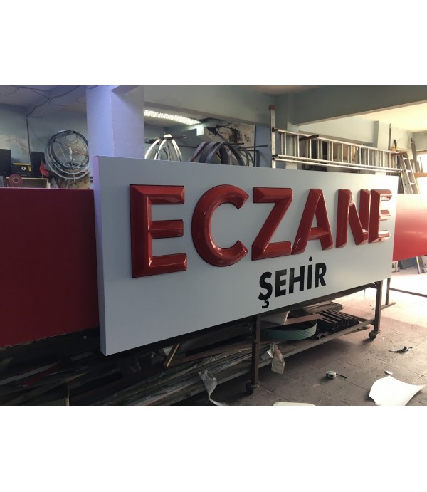 Eczane Şehir Yeni Eczane Tabela