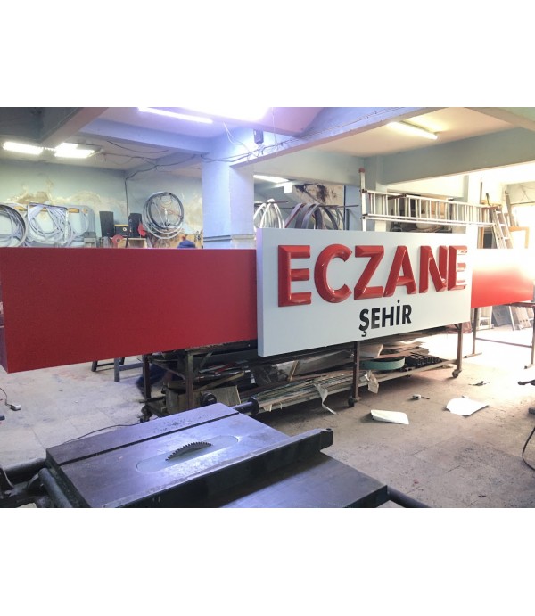 Eczane Şehir Yeni Eczane Tabela