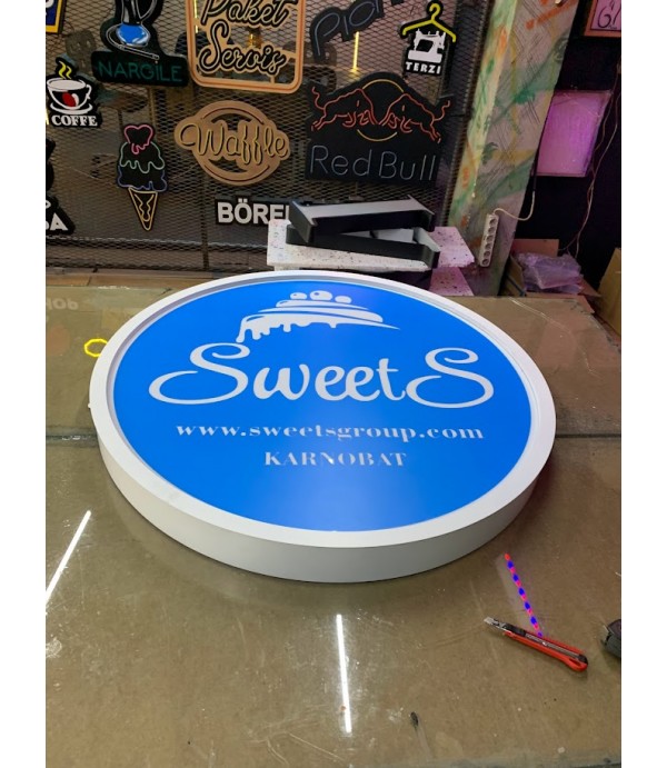 Bulgaristan Işıklı Daire Tabela