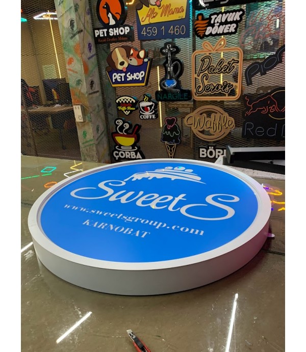 Bulgaristan Işıklı Daire Tabela