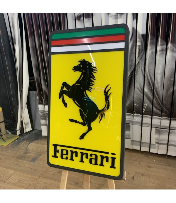 Ferrari garaj tabelası