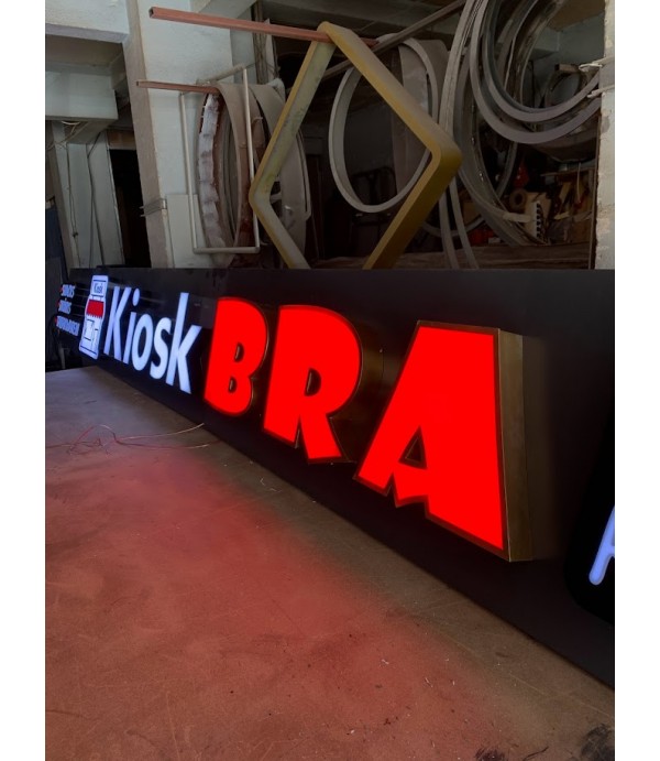 Kiosk Bra Almanya Işıklı tabela