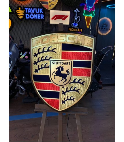 Porche xl garaj tabelası