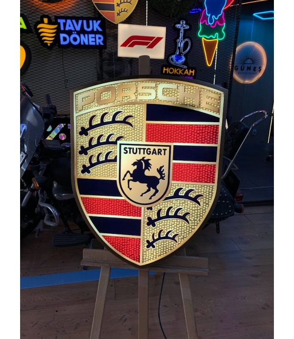 Porche xl garaj tabelası