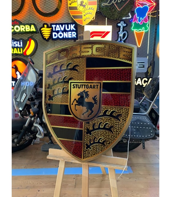 Porche xl garaj tabelası