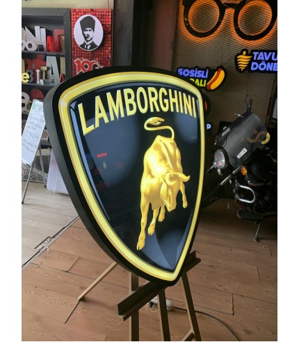 Işıklı Lamborghini Logosu