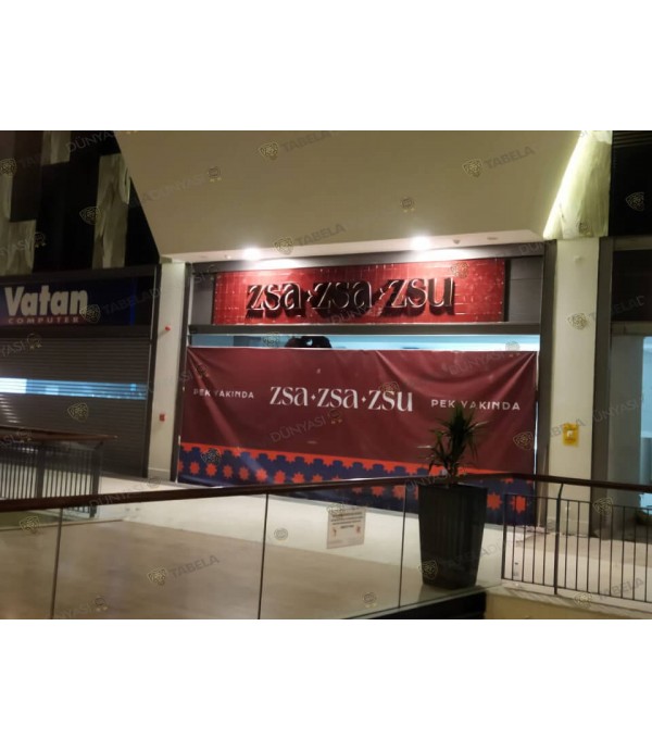 Zsa Zsa Zsu Bronz ışıklı Kutu Harf Ankara gorion avm