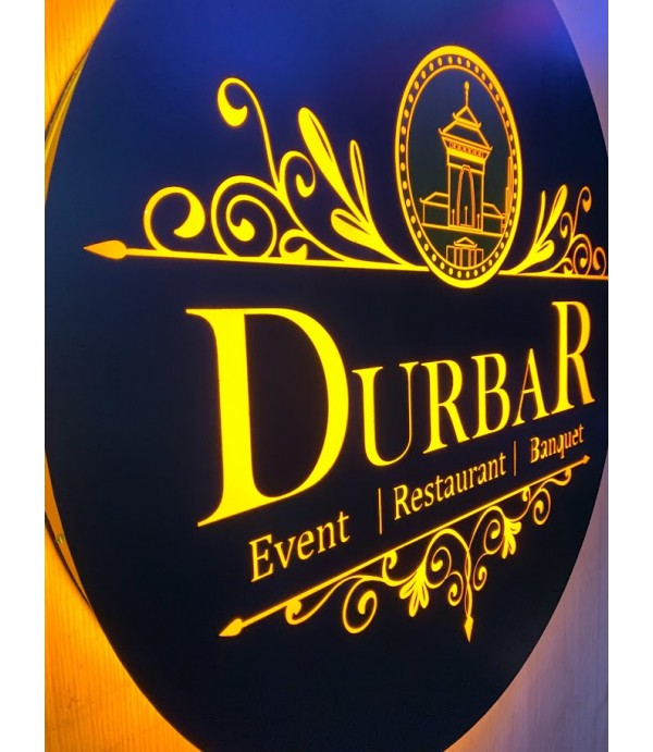 Durbar Restaurant Events Austraila Işıklı Tabela