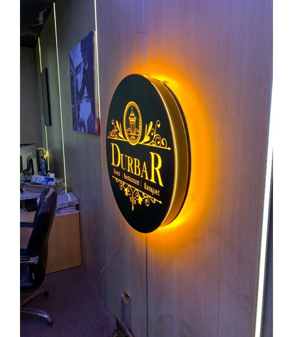 Durbar Restaurant Events Austraila Işıklı Tabela