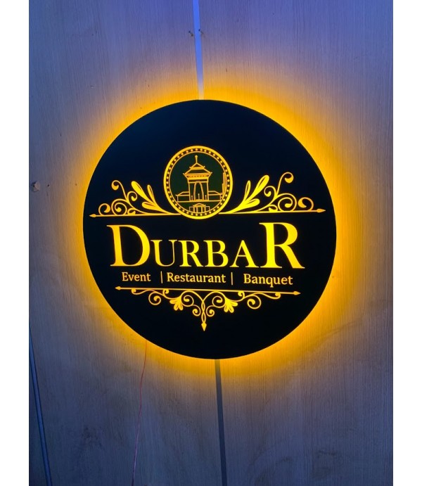 Durbar Restaurant Events Austraila Işıklı Tabela