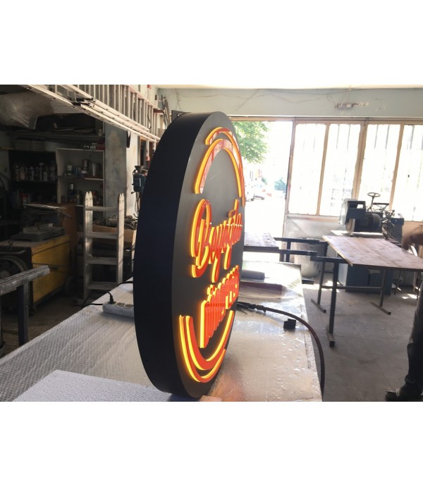 Beyoğlu Dönercisi Caddebostan Işıklı Kesme Harf Tabela