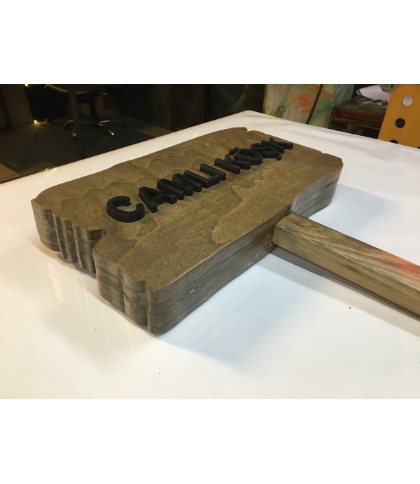 Türkiye yeşilay cemiyeti Ahşap Tabela