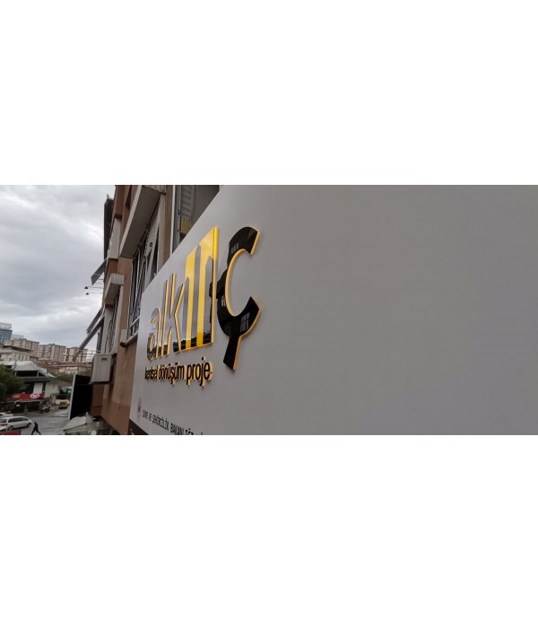 Alkılıç Kentsel Dönüşüm Maltepe Işıklı Tabela
