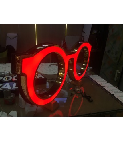 Gözlükçü sarı gold ışıklı tabela