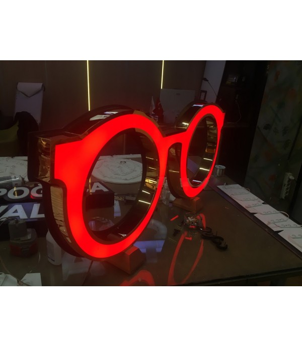 Gözlükçü sarı gold ışıklı tabela