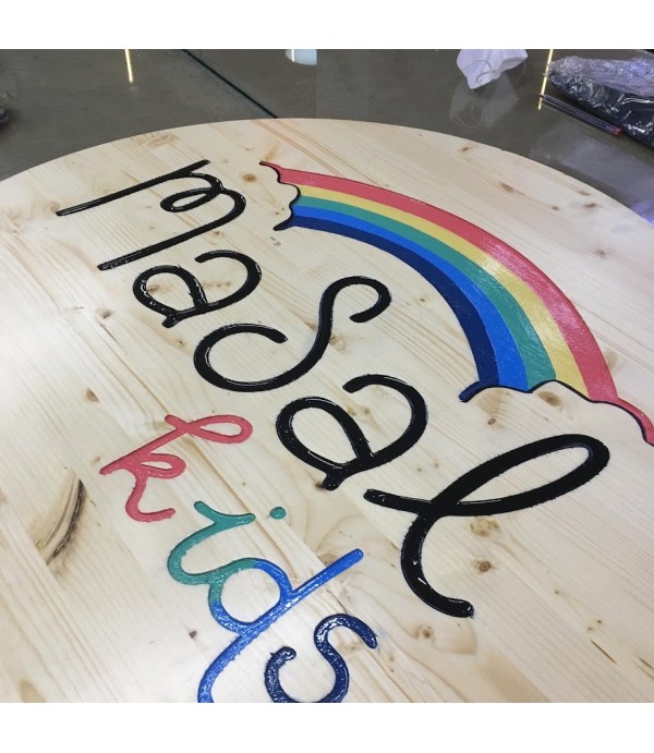 Masal Kids Ahşap Tabela