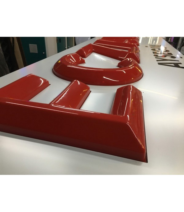 Ayşegül Eczanesi Kübik Kabartma Harf Eczane Tabelası