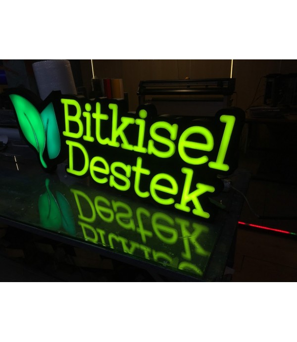 Ayşegül Eczanesi Kübik Kabartma Harf Eczane Tabelası