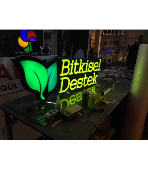 Ayşegül Eczanesi Kübik Kabartma Harf Eczane Tabelası