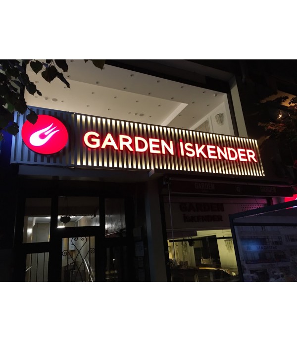 Garden İskender Şişli  Işıklı Kutu Harf Tabela