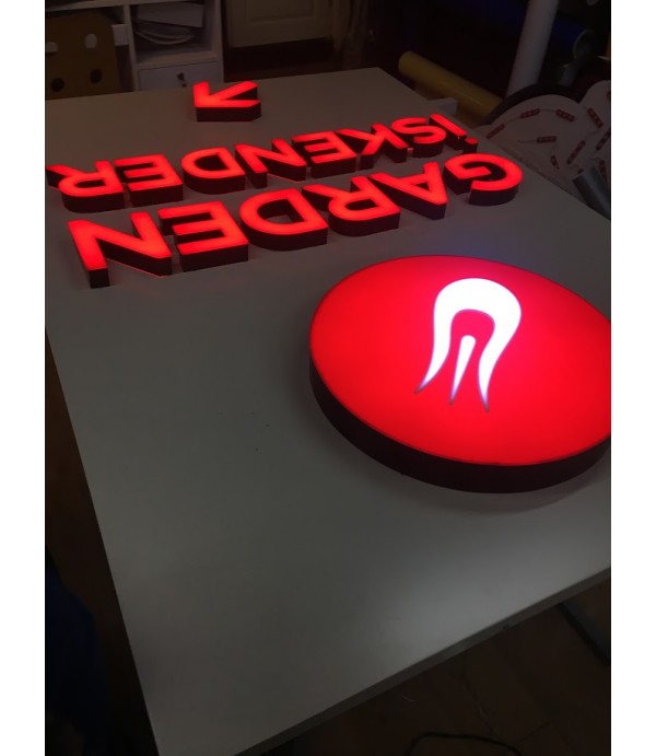 Garden İskender Şişli İç mekan  Işıklı Tabela