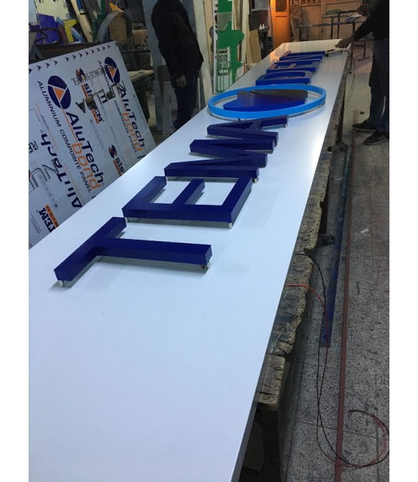 TemaDent Endirek Led Aydınlatma Çatı Tabela