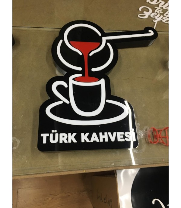 Türk Kahvesi 3D led tabelalar
