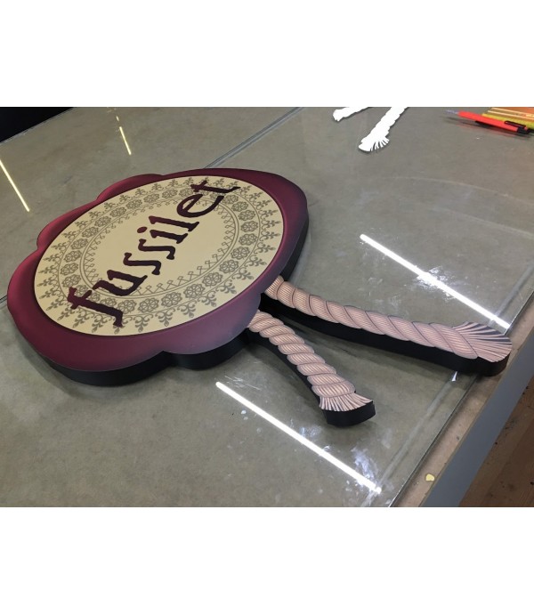 Fussilet Vakfı Endirek Led  Aluminyum Kutu Harf Tabela