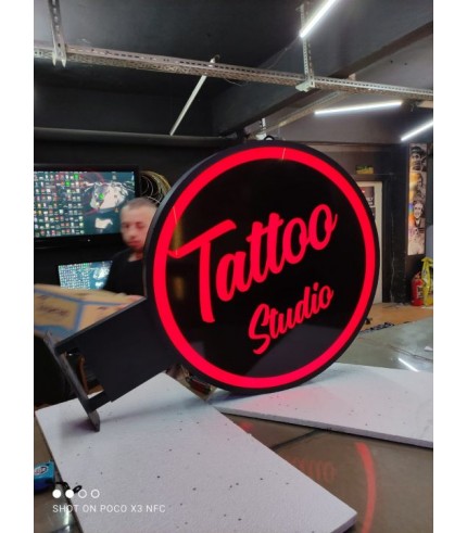 Tattoo Studio hazır daire tabela
