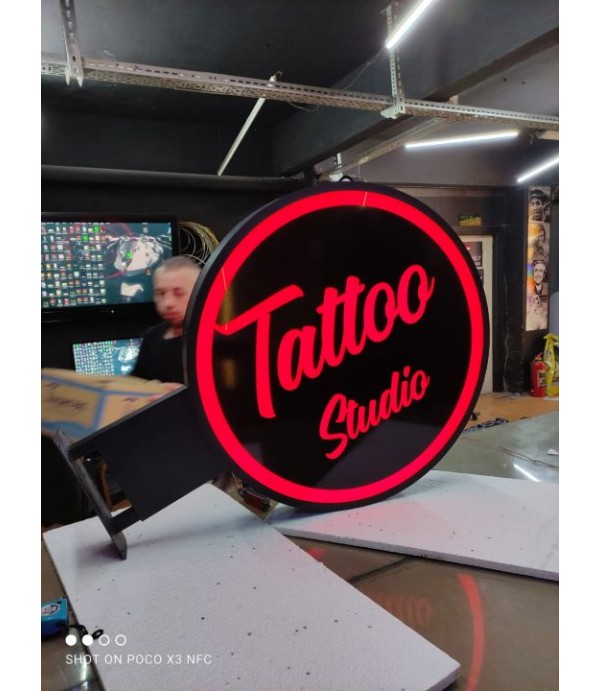 Tattoo Studio hazır daire tabela