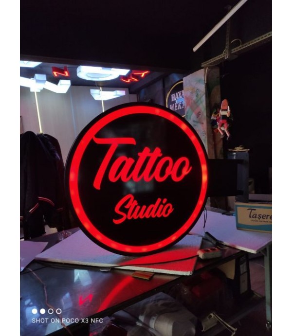 Tattoo Studio hazır daire tabela