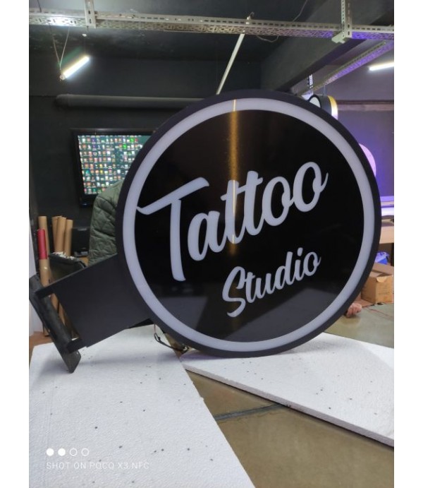 Tattoo Studio hazır daire tabela