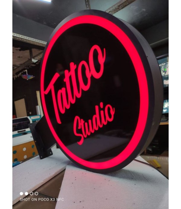 Tattoo Studio hazır daire tabela