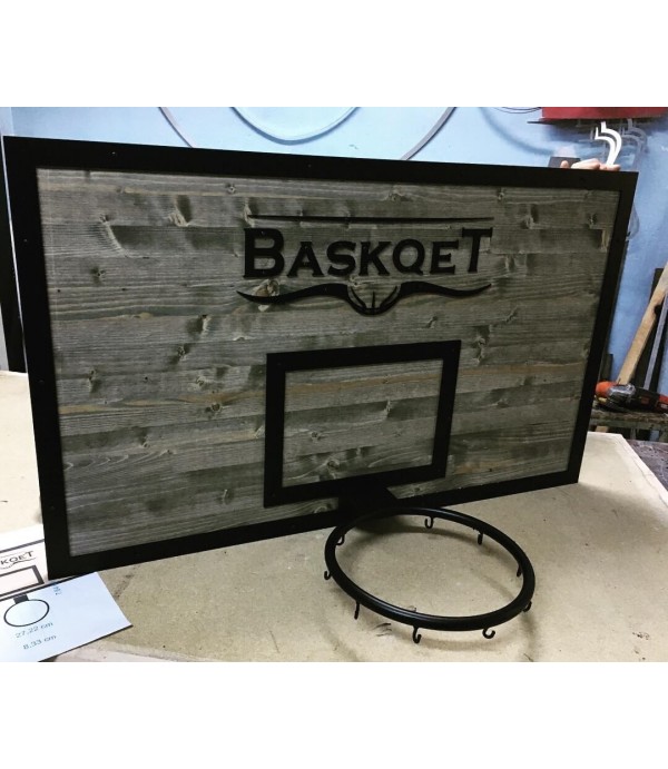 Eskitme ahşap basket potası