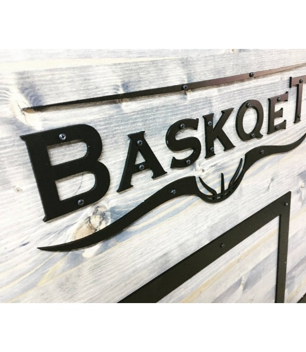 Eskitme ahşap basket potası