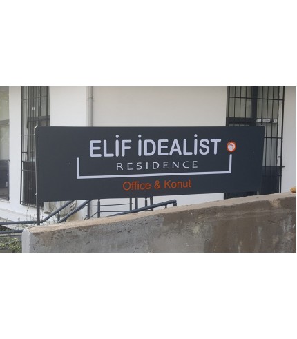 Plaza Girişi Ayaklı Tabela 