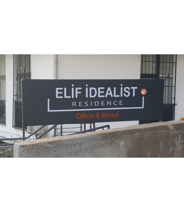 Plaza Girişi Ayaklı Tabela 