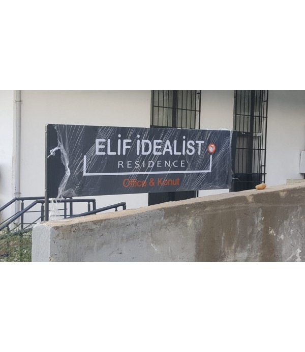 Plaza Girişi Ayaklı Tabela 