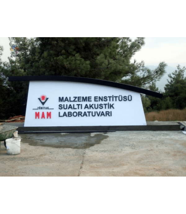 Tübitak Kaide Üzeri Işıklı Aluminyum Kutu Harfler
