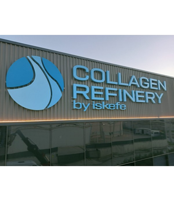 İskefe Fabrikası Endirekt Led Aydınlatmalı Alüminyum Kutu Harf Tabela 