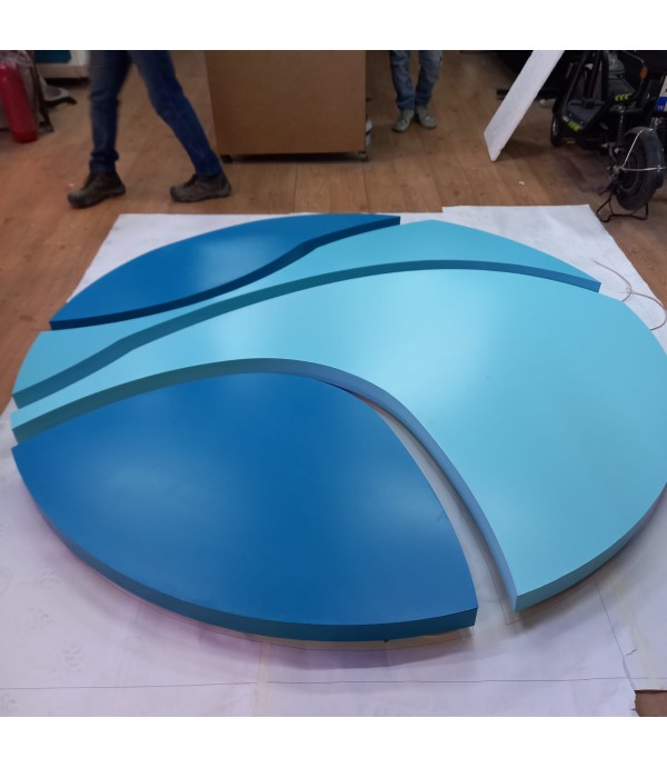 İskefe Fabrikası Endirekt Led Aydınlatmalı Alüminyum Kutu Harf Tabela 